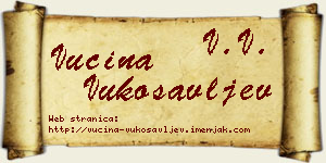 Vucina Vukosavljev vizit kartica